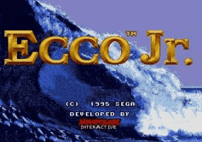 Ecco Jr Title Screen